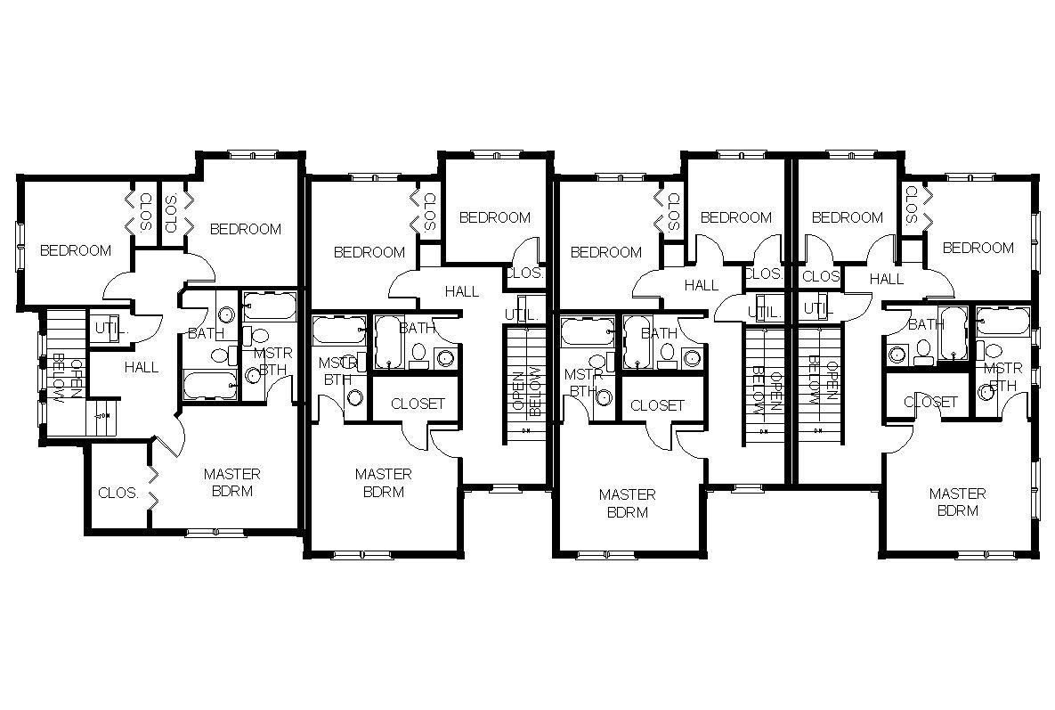 Goodnight Townhomes in Corvallis, OR, Near Oregon State University, four-bed, three-bath – floorplan -3.