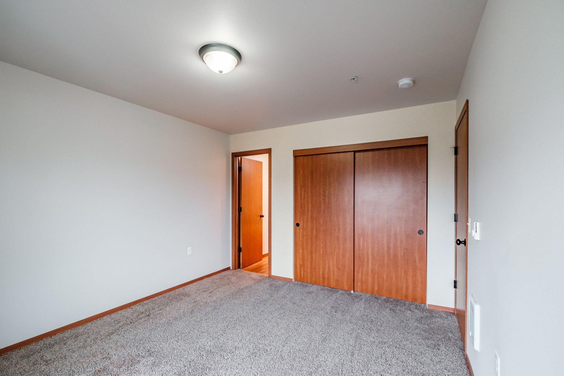 Aspen Place Apartments in Lebanon OR, near Western University of Health Sciences, two-bed two-bath –master bedroom, bathroom.