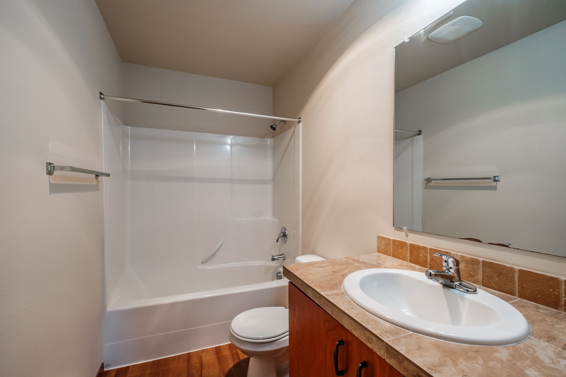 Aspen Place Apartments in Lebanon OR, near Western University of Health Sciences, two-bed two-bath –master bathroom -1.