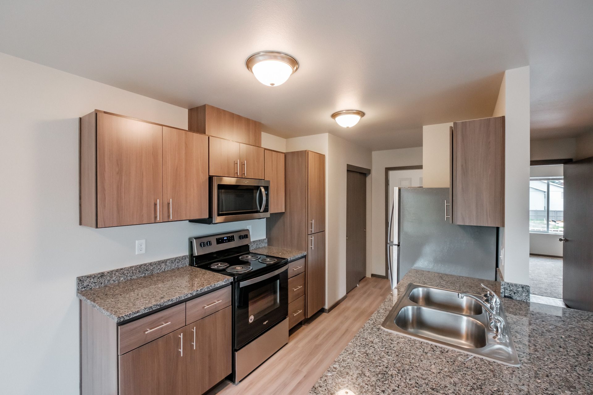 Cherry Glen Apartments in Salem Oregon – one bedroom one bathroom apartment home kitchen - 2