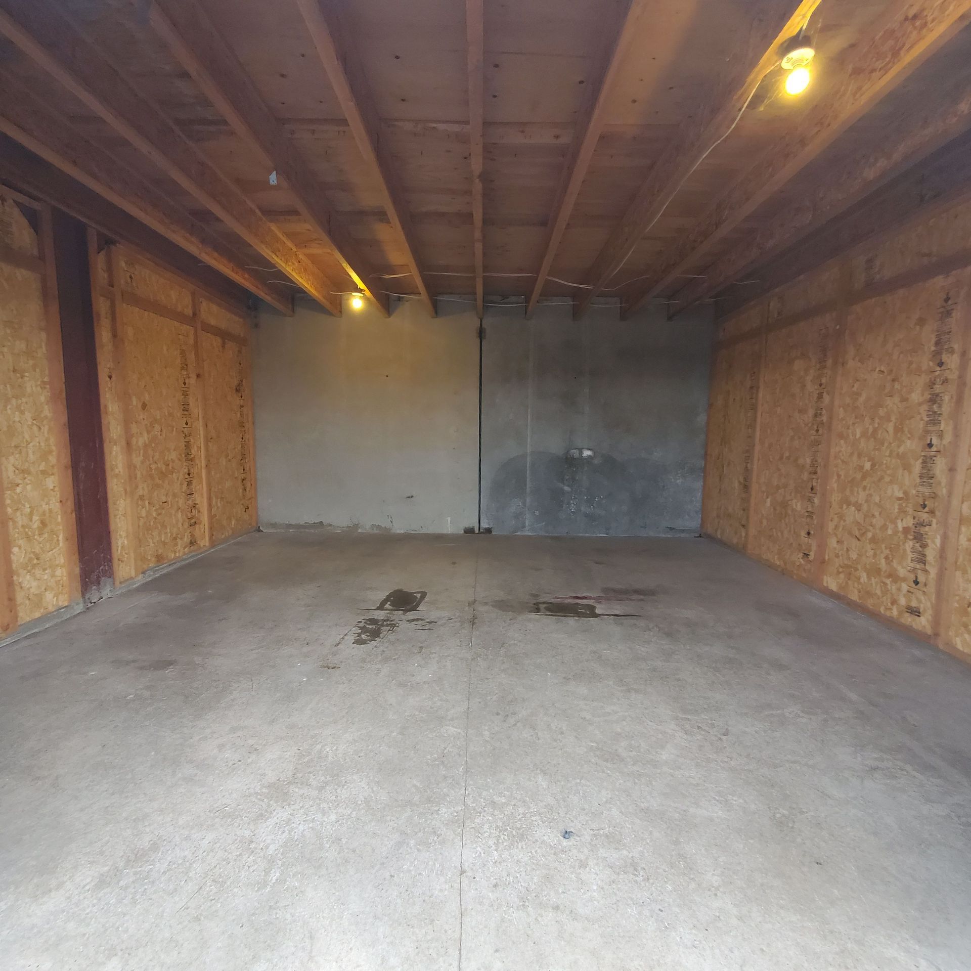 34 Self Store in Tangent Oregon, near Oregon State University – large storage unit looking towards back.