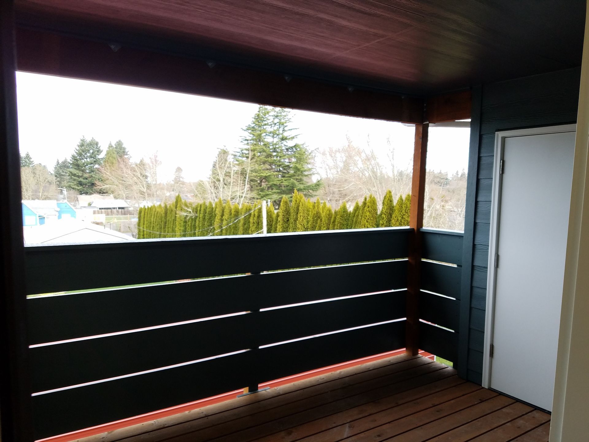 Pleasant View Apartments in Keizer Oregon, two-bedroom two-bathroom – balcony.