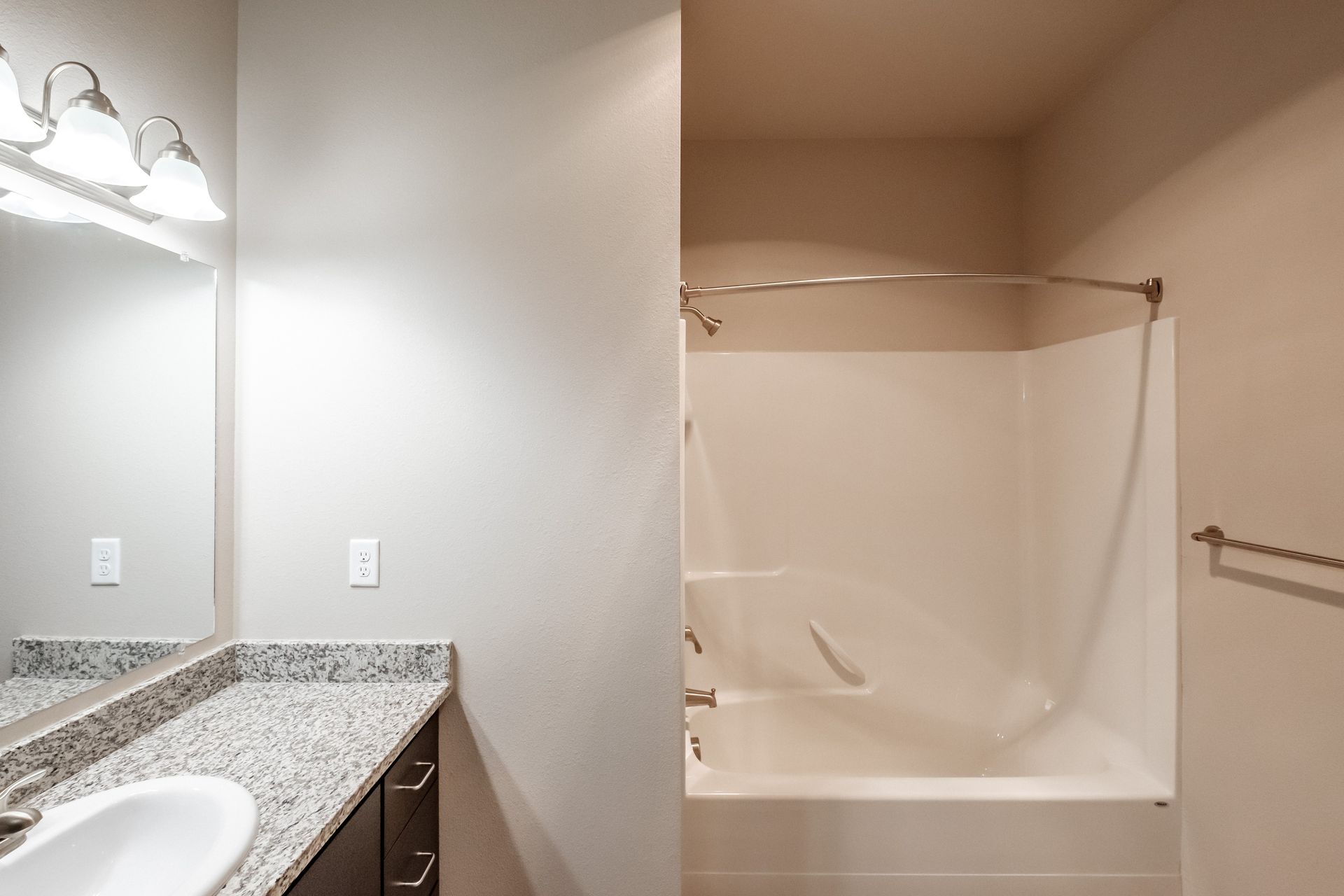 Hickory Hollow Apartments in North Albany OR, three-bedroom two-bathroom – master bathroom –1.
