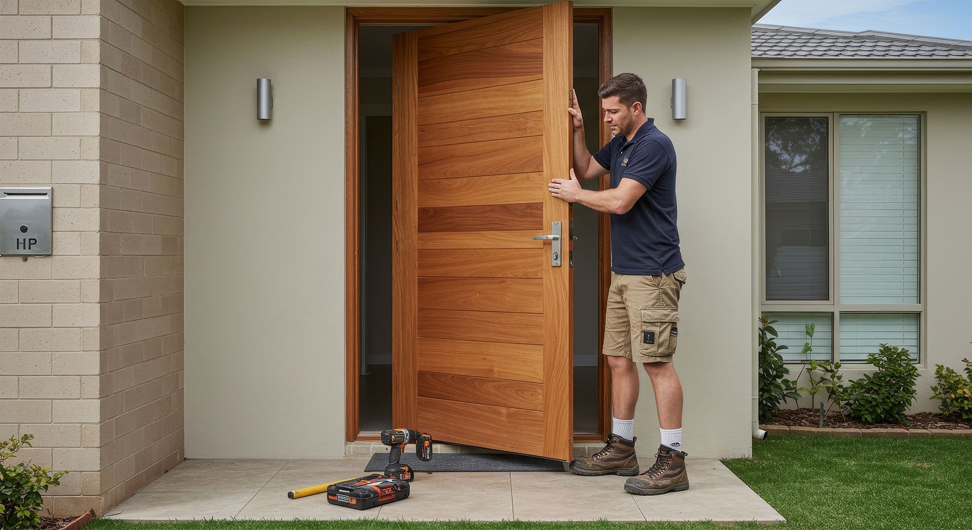 Reliable Timber Door Installation Services In Glenella