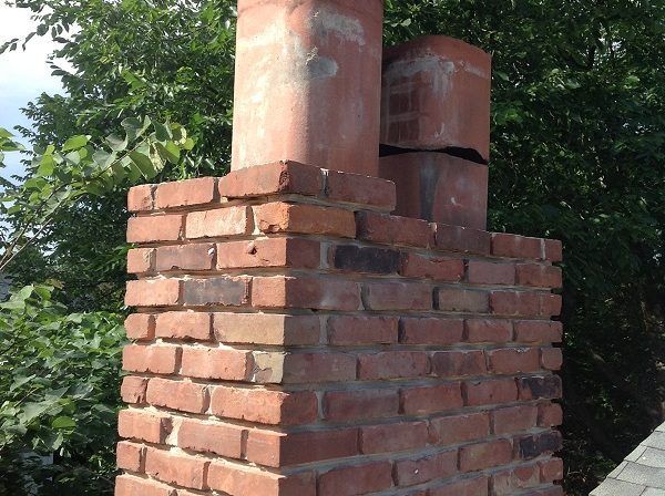 Before Chimney Renovation — Willoughby, OH — Shiloh Painting & Home Services LLC