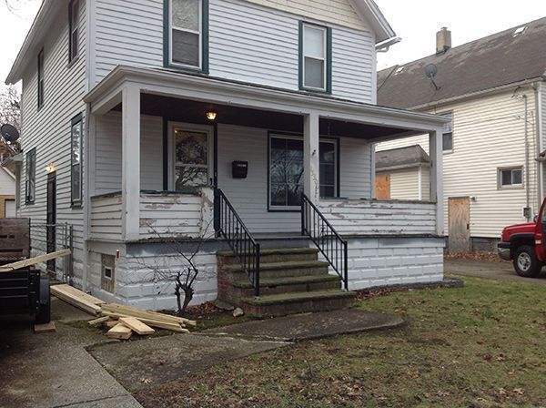 Front Porch Balcony Before Renovation — Willoughby, OH — Shiloh Painting & Home Services LLC