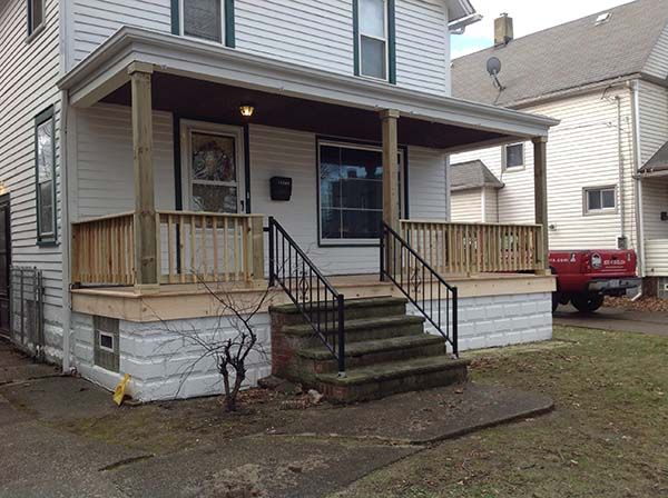 Front Porch Balcony After Renovation — Willoughby, OH — Shiloh Painting & Home Services LLC