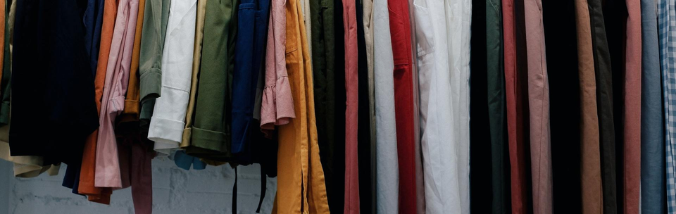 Clothes Hanging in Closet
