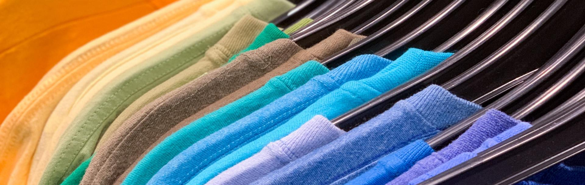Clothes Organized by Color