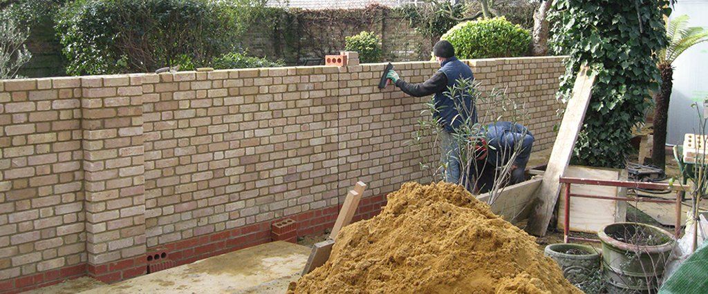 Garden construction in Kensington