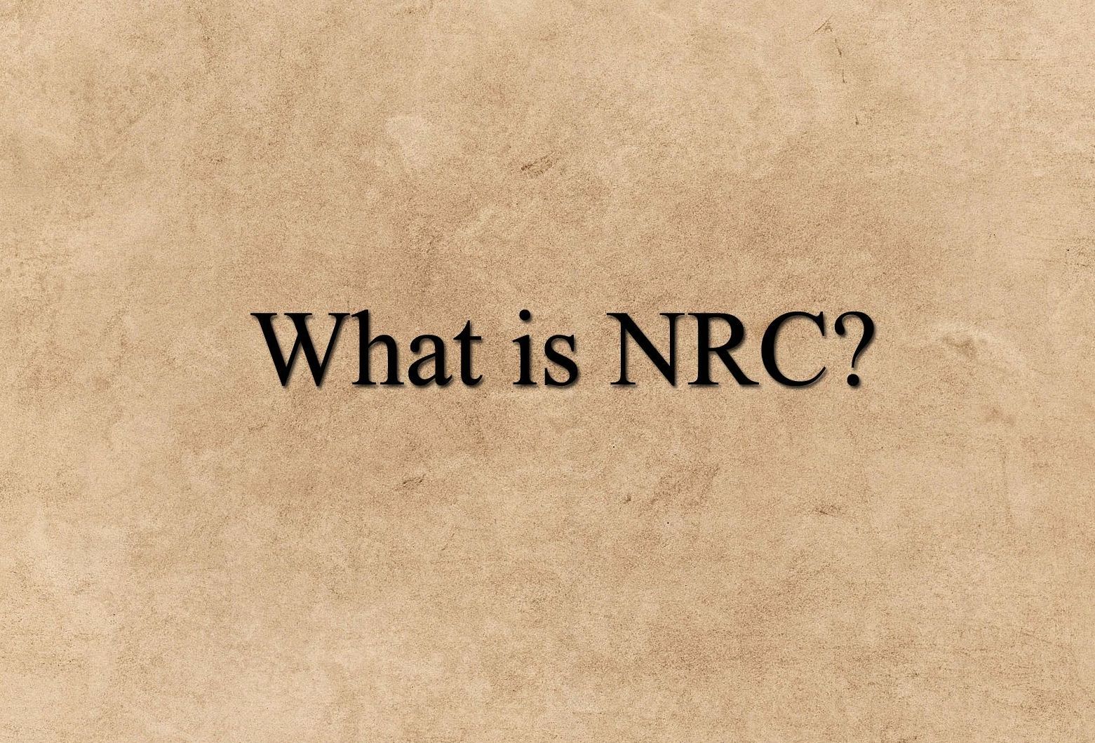 ค่า NRC คืออะไร | What is NRC Ratings?