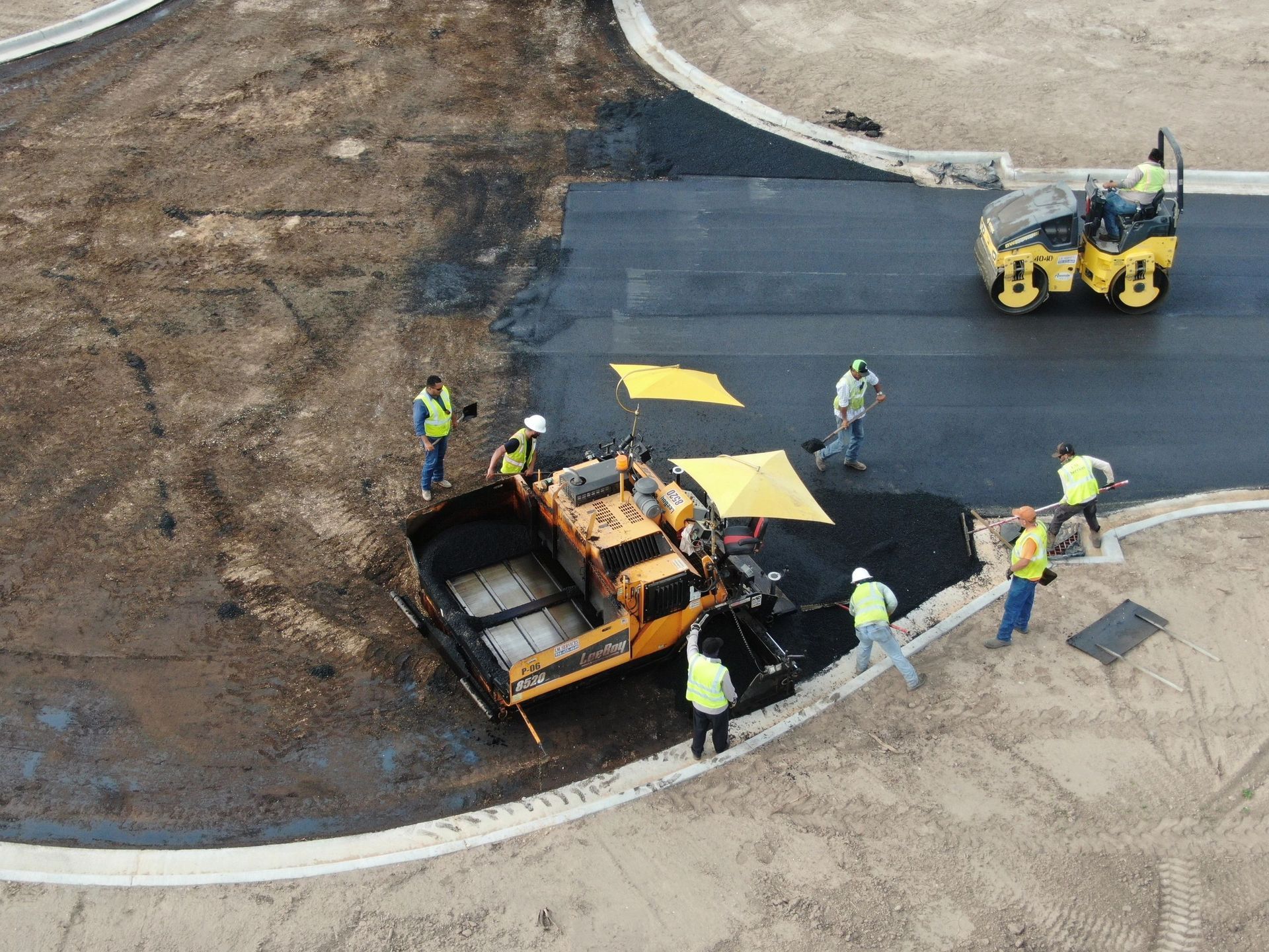 Curbs Add The Finishing Touch To A Street -  Harlingen, TX - I.M. Services