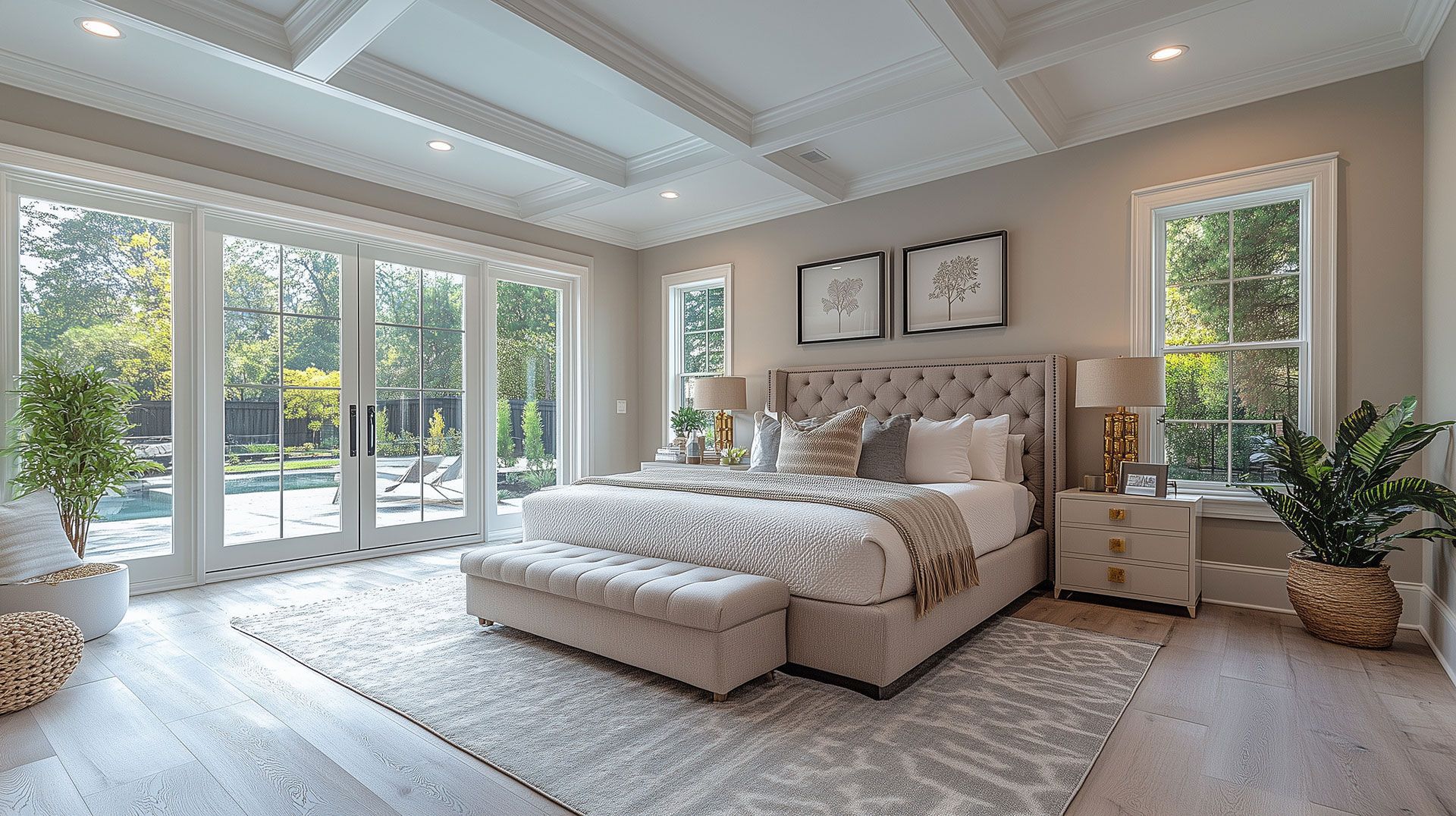 Residential interior trim and enamel painting and staining