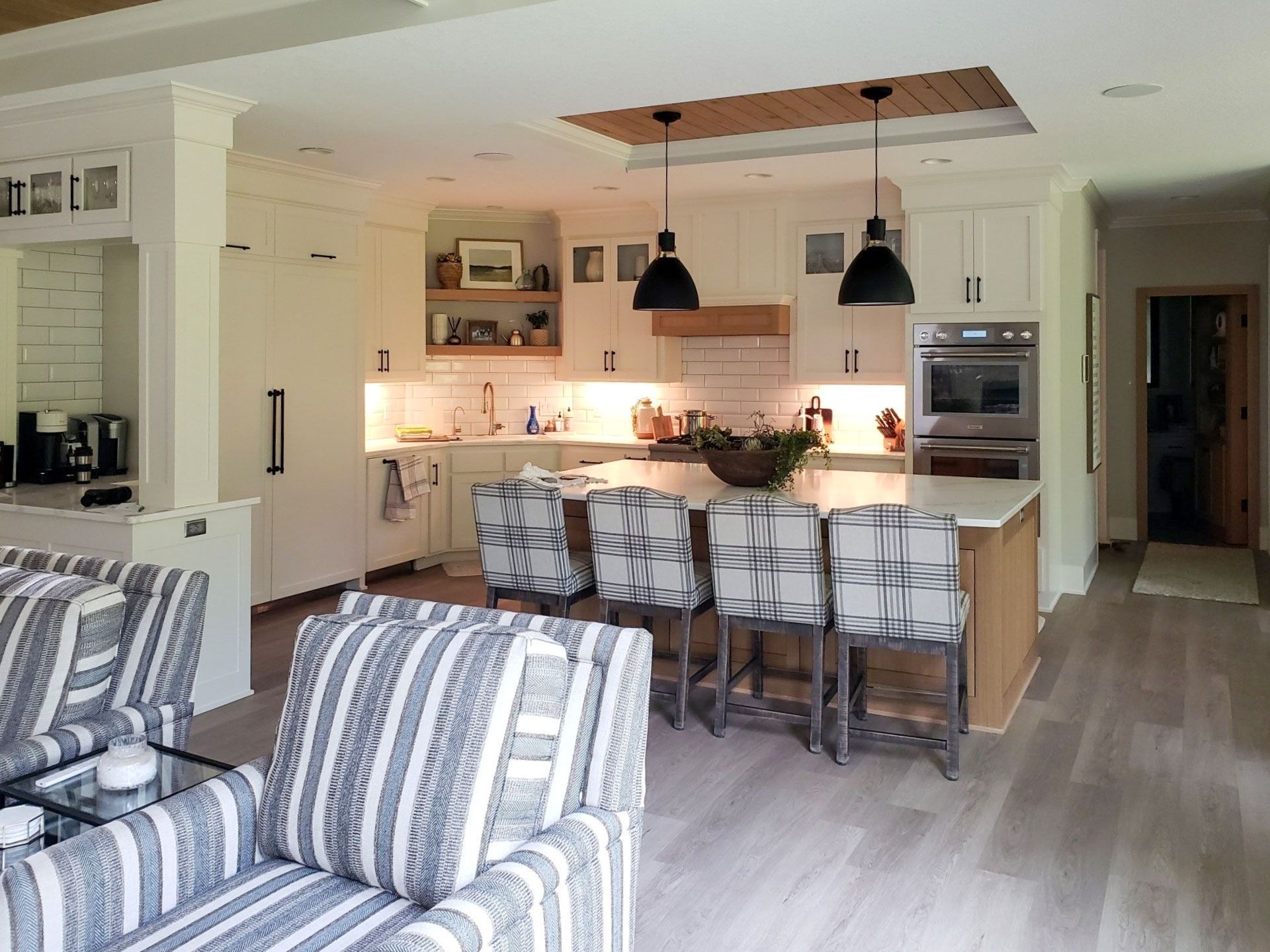 Residential interior kitchen painting