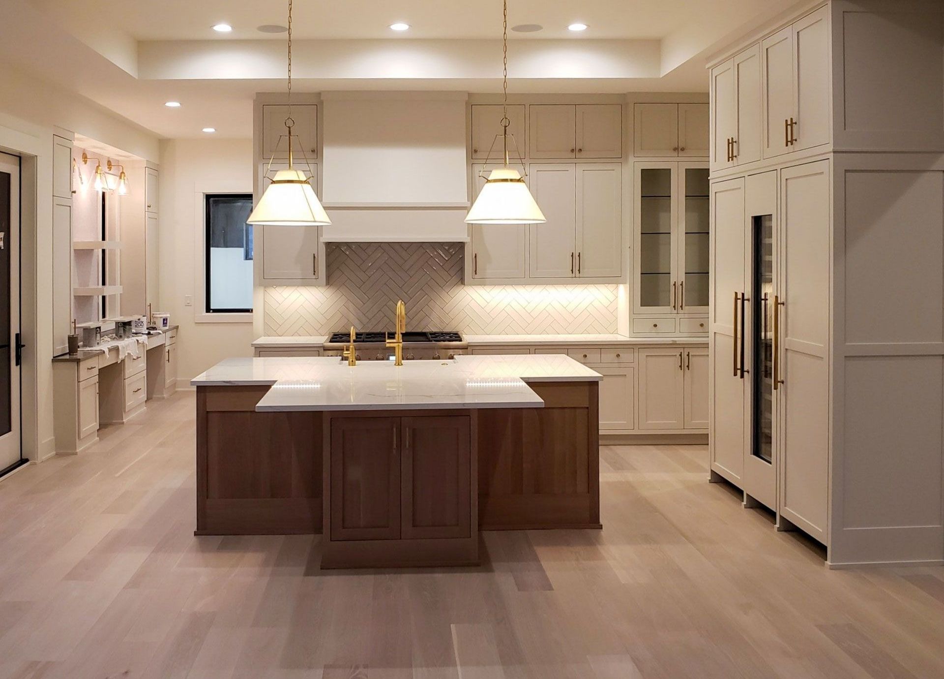 Residential interior kitchen painting