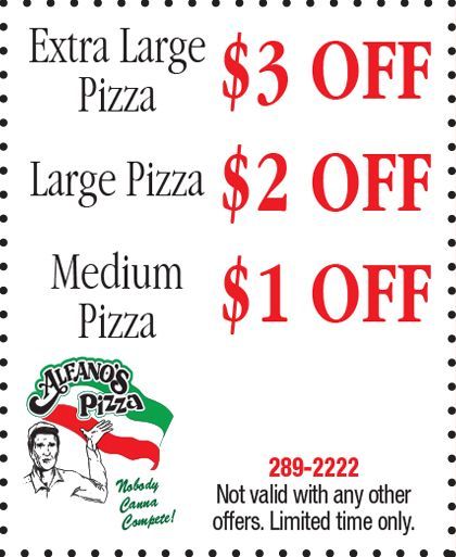 Extra Large, Large, and Medium Pizza — Knoxville, IL — Pete Alfano's Pizzeria