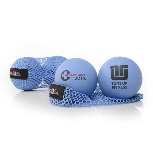 Tune Up Fitness Yoga Therapy Ball Pair in Tote 