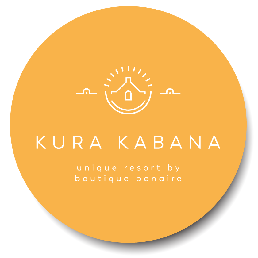 A logo for kura kabana unique resort by boutique bonaire