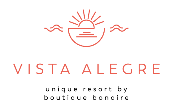 The logo for vista alegre is a unique resort by boutique bonaire.