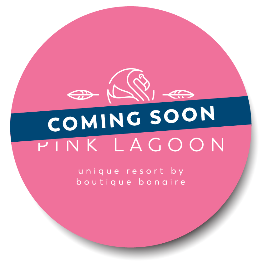 A purple circle with the words coming soon bliss bonaire on it