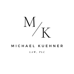 Michael Kuehner Law, PLC Black and white Logo.