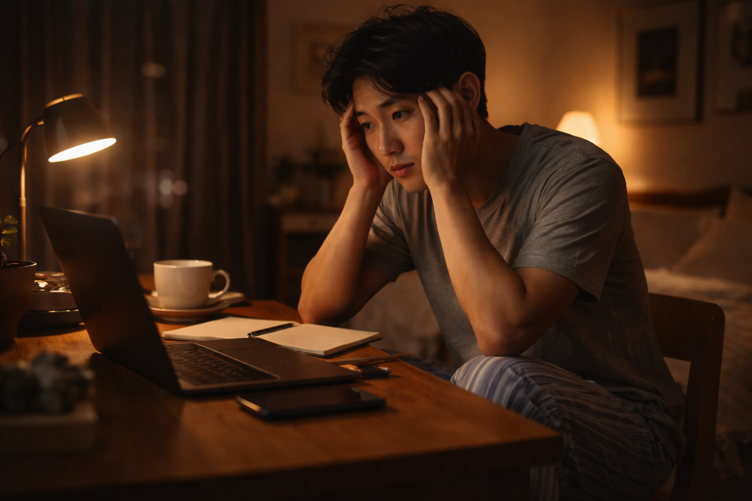 Mentally active individual unable to sleep