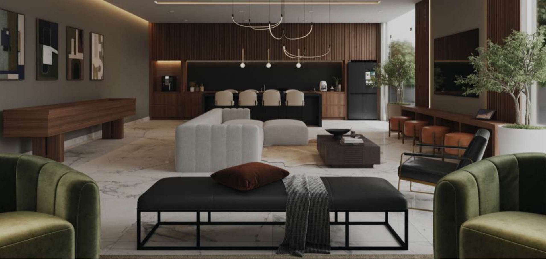 Clubhouse at The Arcadian in Fort Lauderdale, FL.