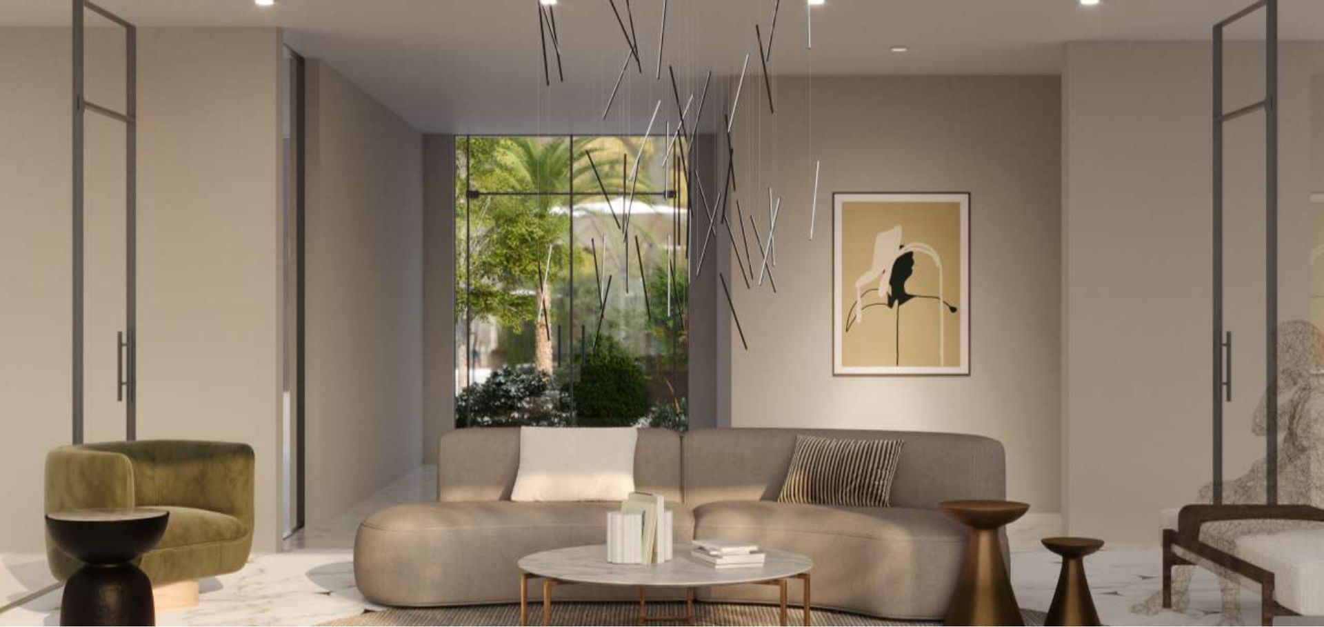 Seating area at The Arcadian in Fort Lauderdale, FL.