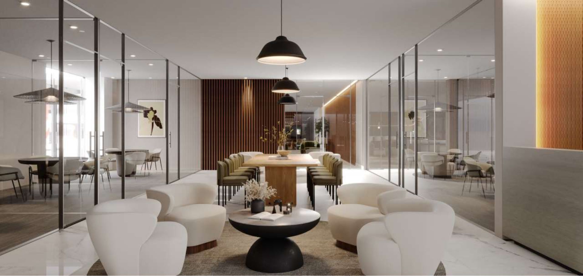Lounge at The Arcadian in Fort Lauderdale, FL.