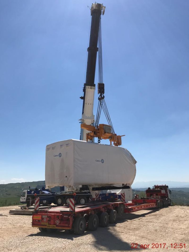 Trasporto eccezionale per impianto eolico