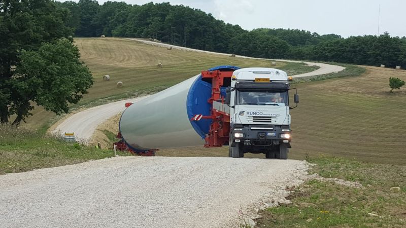Trasporto pala eolica