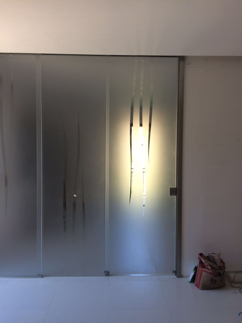 installazione vetrata ufficio