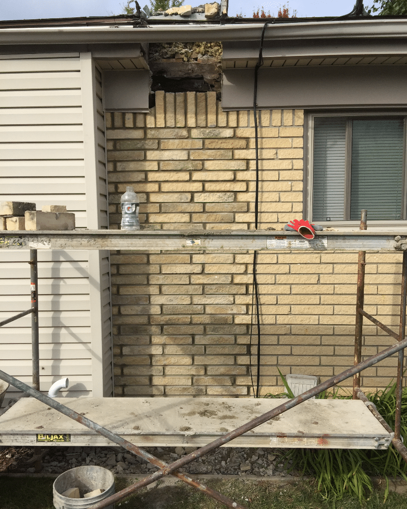 Masonry Under Construction - Taylor, MI - Best Chimney Company