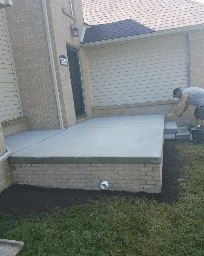 Porch Construction After - Taylor, MI - Best Chimney Company