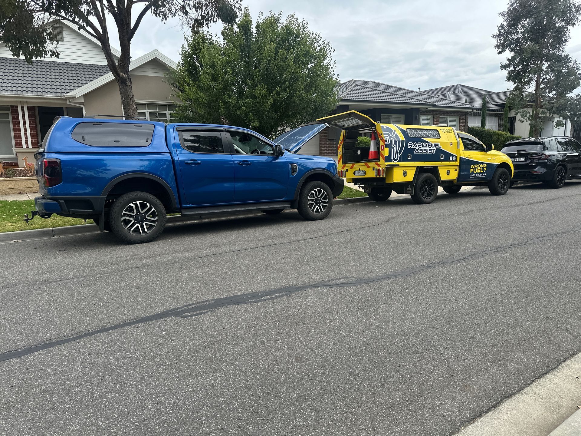 ford ranger diesel wrong fuel recovery craigieburn melbourne mobile fuel drain service