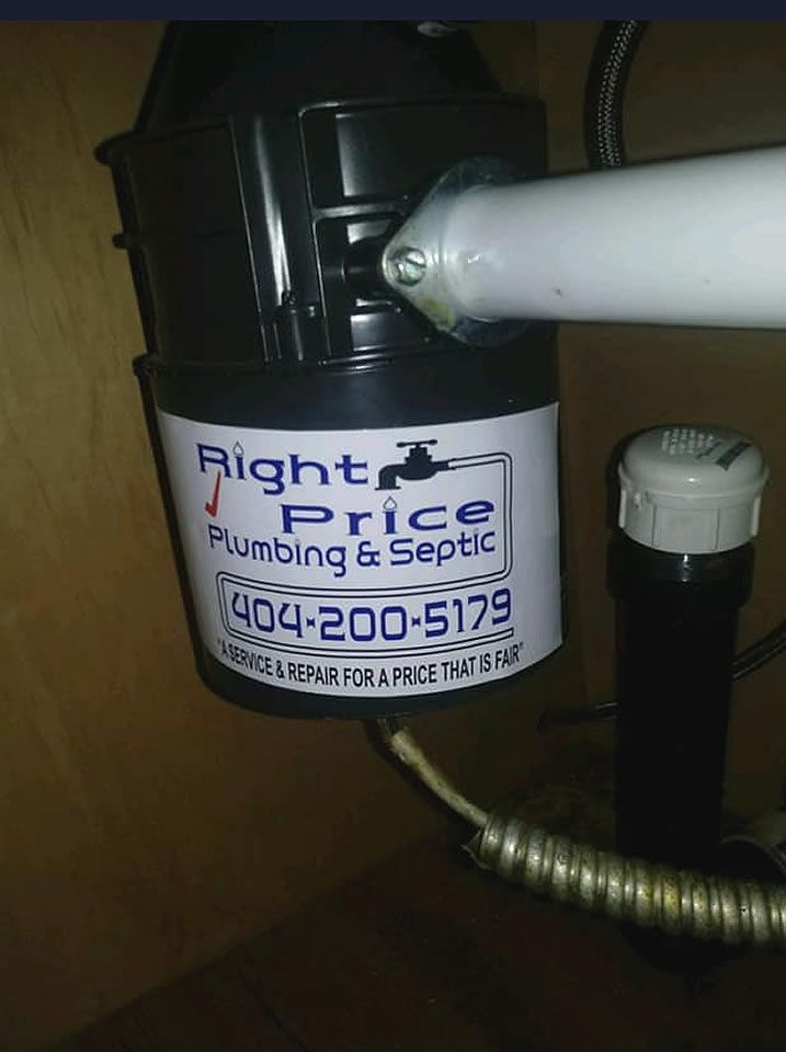 Garbage Disposal — Monroe, GA — Right Price Plumbing and Septic