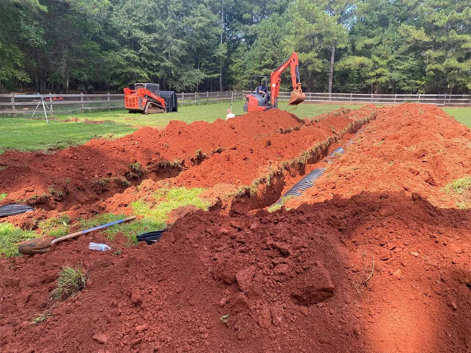 Huge Plumbing Project — Monroe, GA — Right Price Plumbing and Septic