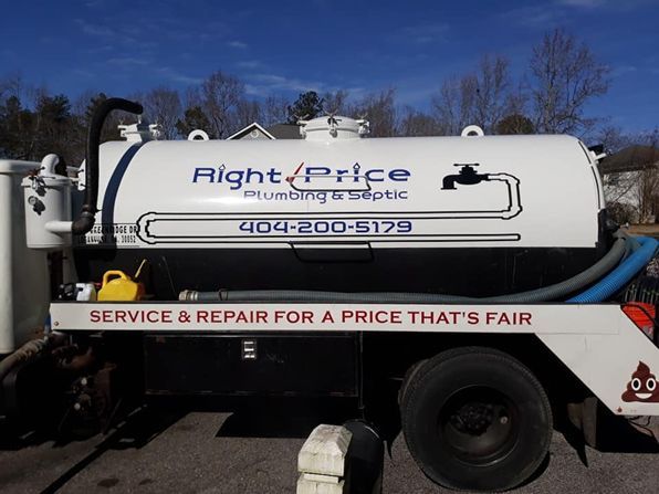 Residential Septic Truck — Monroe, GA — Right Price Plumbing and Septic