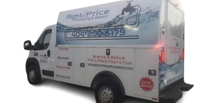 Plumbing Service Truck — Monroe, GA — Right Price Plumbing and Septic