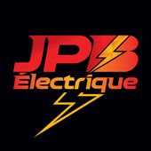 un logo rouge et jaune pour une entreprise jpb électrique