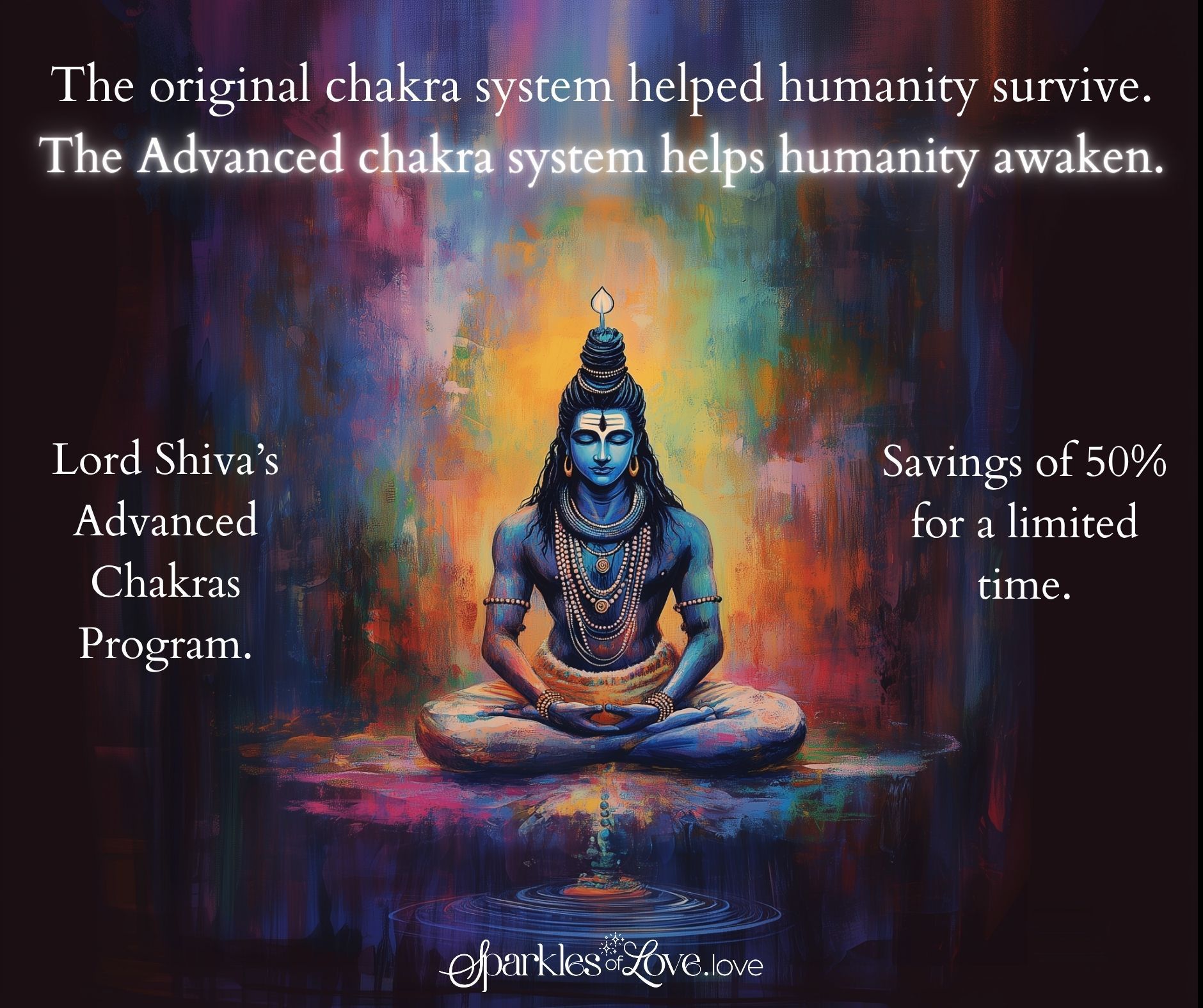 Lord Shiva in deep meditation