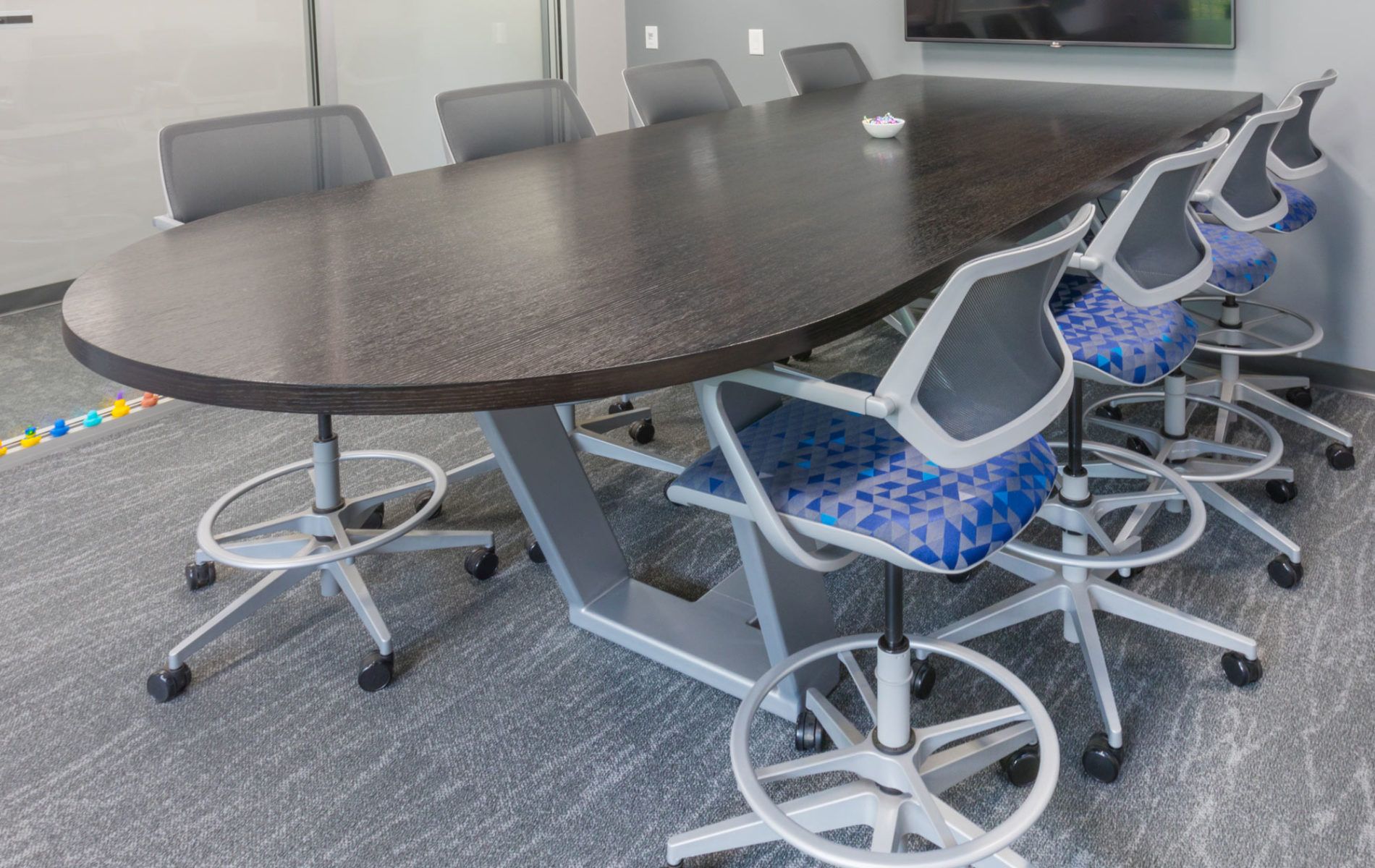 Custom Made Wood Conference Table by Jones Ward Design