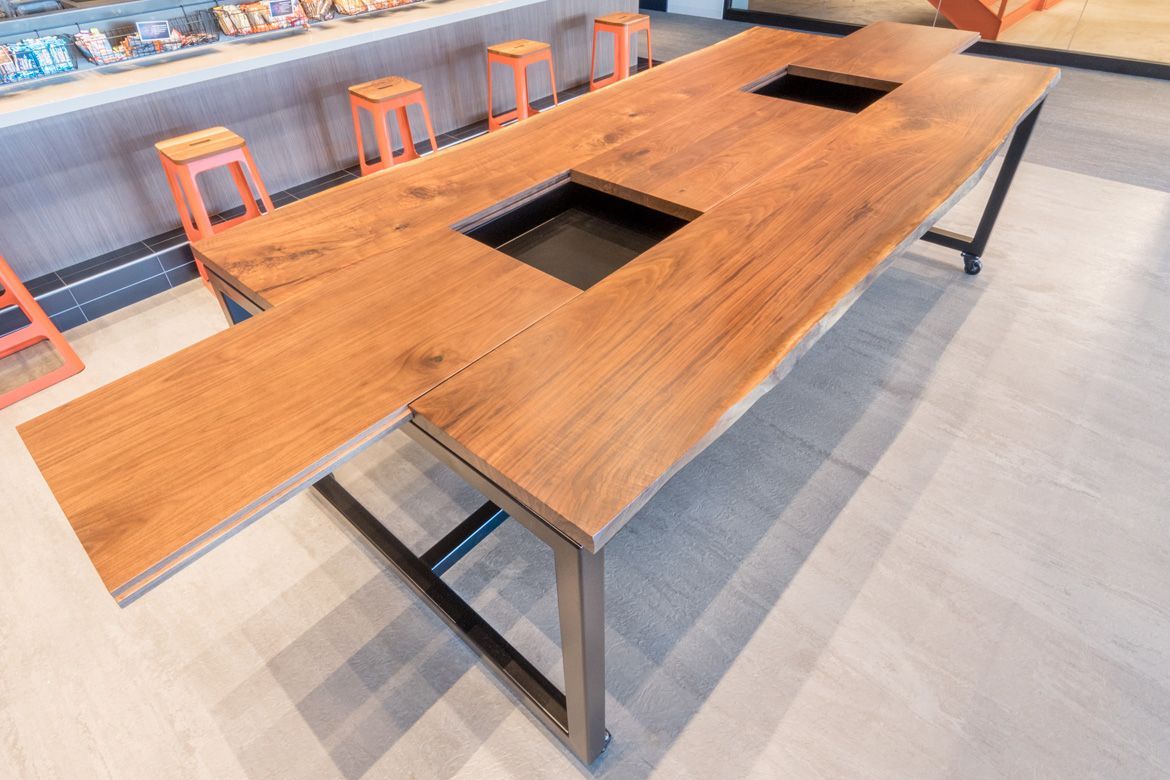 Custom Built Table by Jones Ward Design Solutions in Chicago