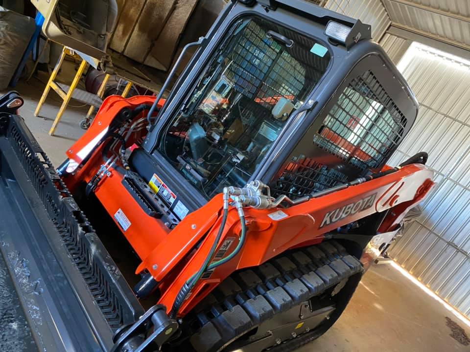Excavators digging the soil — Huntlys Heavy Equipment in Gracemere, QLD