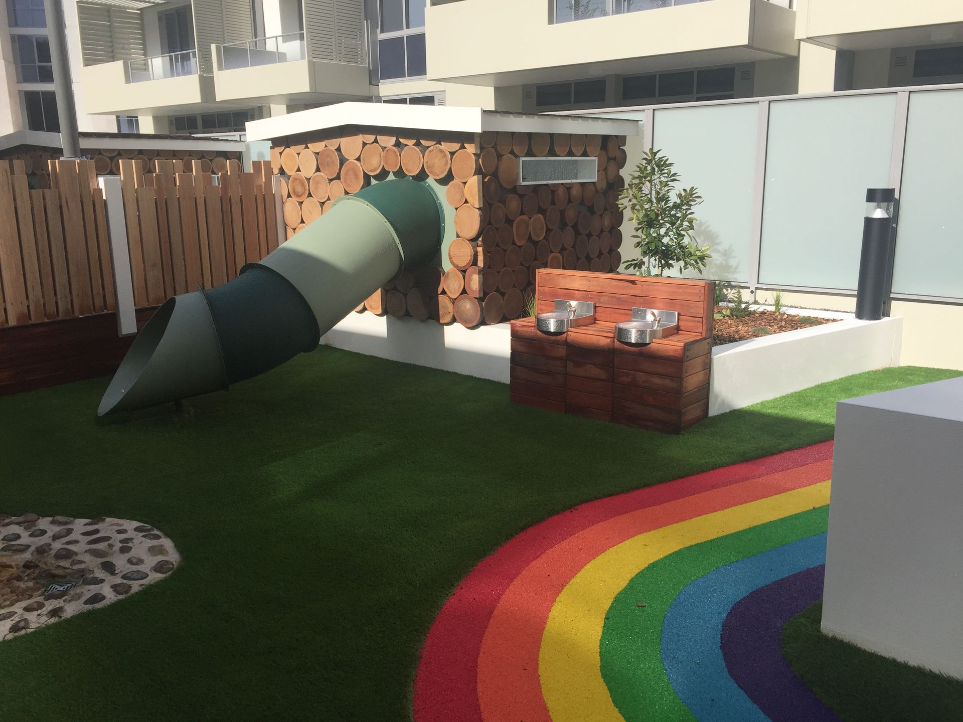 Playground With Rainbow Rug – Concord and the Inner West - Grenic Construction Group Pty Ltd