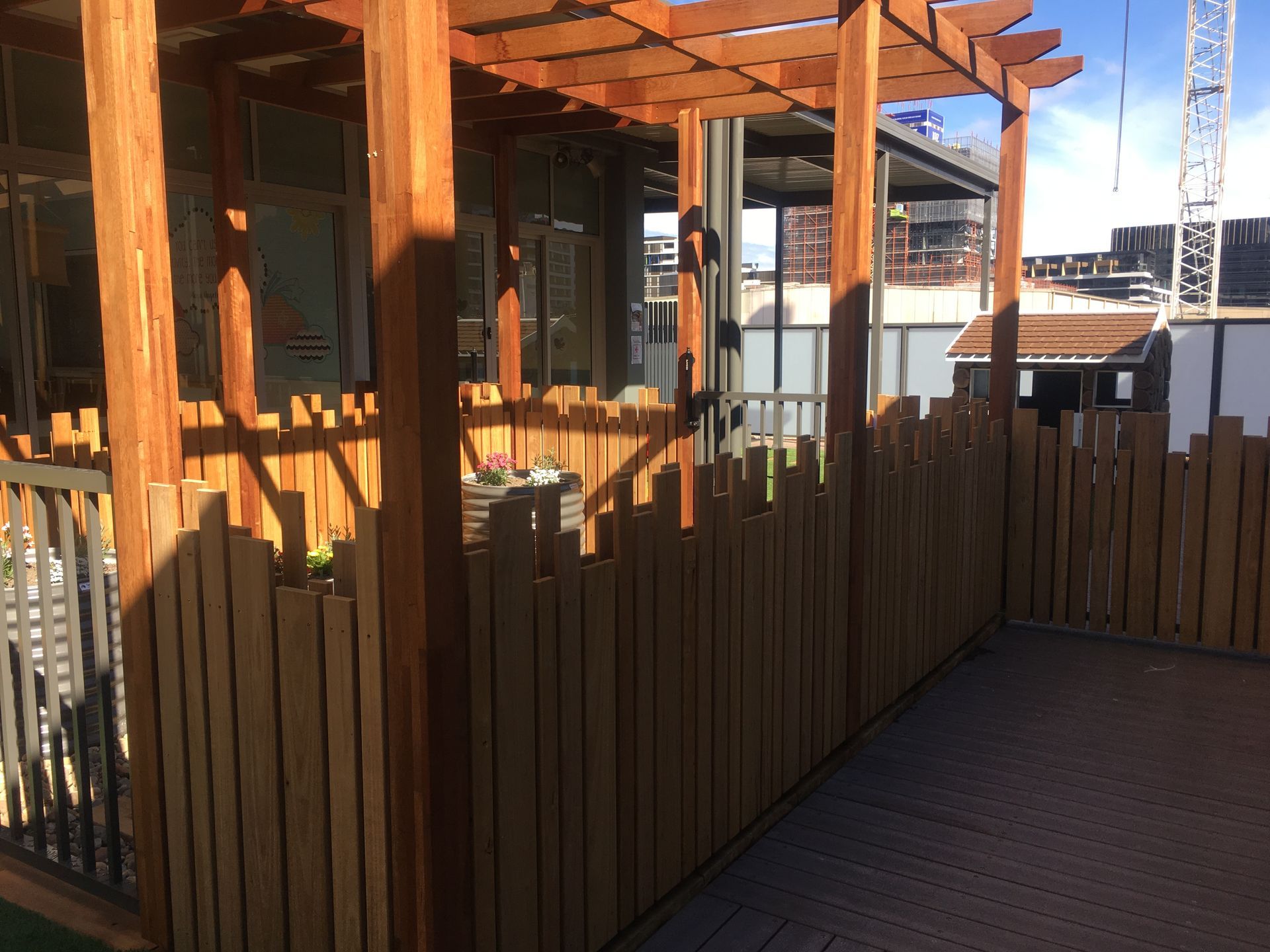 Fence With Pergola – Concord and the Inner West- Grenic Construction Group Pty Ltd