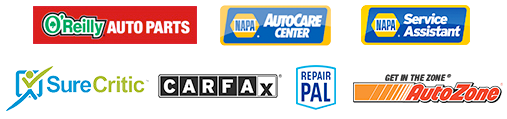 A bunch of logos including one for napa auto parts