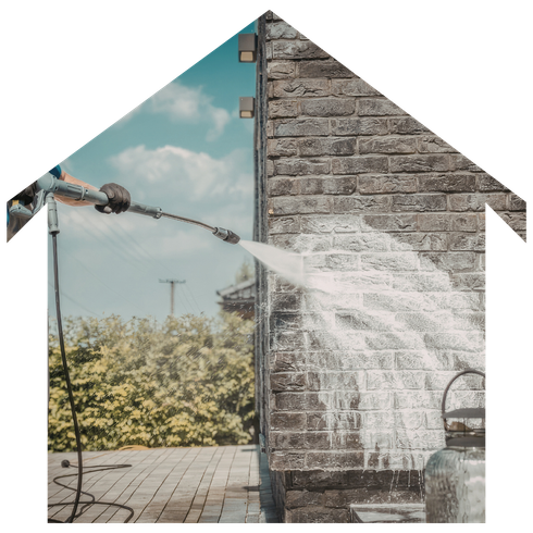 A man is fixing an air filter in a house.