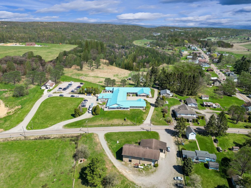 Aerial view of the campus at QLS Markleysburg