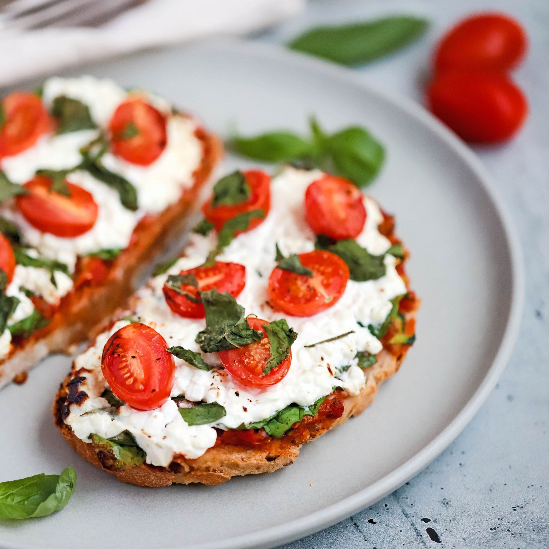 Savoury Cottage Cheese Toast